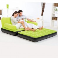 Inflatable Double Sofa Air Bed Couch Blow Up Mattress with Pump-703